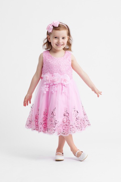 Robe cérémonie fille Amy rose