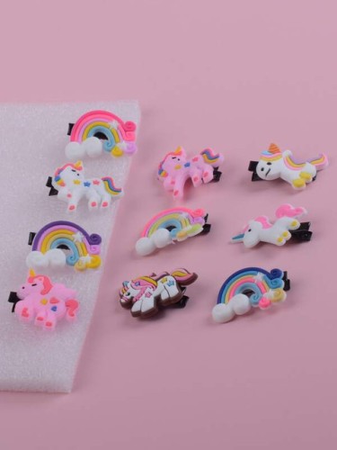 Pinces à cheveux Unicorn 10 pièces
