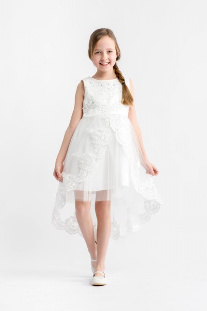 Robe cérémonie fille Fabienne blanc