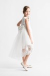 robe demoiselle honneur enfant Fabienne blanc