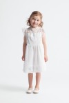 Robe cérémonie fille Nina blanc