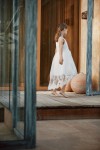 Robe cérémonie fille Fabienne blanc