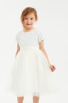 robe cérémonie fille, robe princesse fille, robe de communion, robe demoiselle honneur enfant