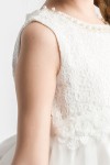 Robe cérémonie enfant Claire blanc