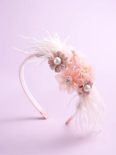 Bande de cheveux élégant rose
