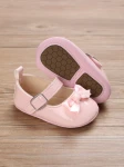 Les Petits Bijoux, Chaussures bébé filles, roses laquées, nœud papillon, confort, sécurité, esthétique, fonctionnalité