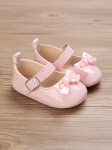 Les Petits Bijoux, Chaussures bébé filles, roses laquées, nœud papillon, confort, sécurité, esthétique, fonctionnalité