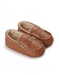 Chaussures bébé garçon, Brune, Élégance, Nouveau-né, Premiers pas, Confort, Haute qualité, Hypoallergénique, Tailles, 0-6 mois, 6-12 mois, 12-18 mois