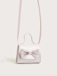 sac à main fille, sac élégance féminine, sac rose pastel, sac pailleté, accessoire fille, sac avec nœud, sac pour occasions spéciales, sac pratique fille, sac délicat pour fille, sac mode enfant