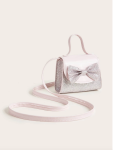 sac à main fille, sac élégance féminine, sac rose pastel, sac pailleté, accessoire fille, sac avec nœud, sac pour occasions spéciales, sac pratique fille, sac délicat pour fille, sac mode enfant