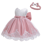 robes demoiselle honneur enfant Rosie rose poudré