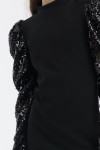 robe de cérémonie fille, robe Megan, élégance noire, confort, design unique, cérémonies, tailles enfants