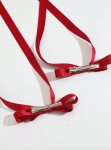 barrettes pour fillette, barrettes rouges, accessoires cheveux enfants, barrettes nœud, accessoires cheveux élégants, barrettes fille princesse, barrettes fête enfant