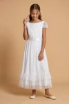 robe princesse fille, robe cérémonie fille, robe petite fille, robe fillette, robe cérémonie bébé, robe de communion, robe demoiselle honneur enfant,