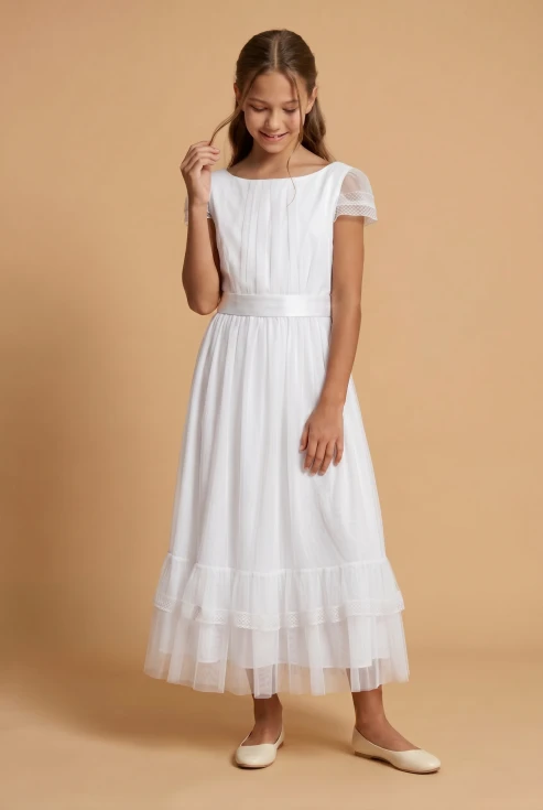 robe princesse fille, robe cérémonie fille, robe petite fille, robe fillette, robe cérémonie bébé, robe de communion, robe demoiselle honneur enfant,
