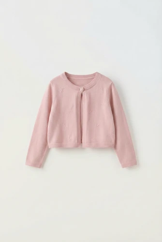 Boléro de cérémonie pour fille Malena rose