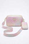 Sac à main rose fille avec papillon, sac à main rose pour fille, mode enfantine de cérémonie, tailles universel, ZOYA Fashion France