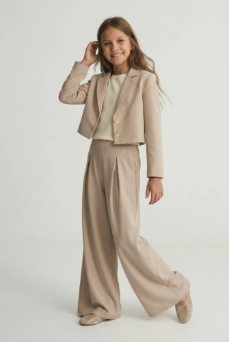 Ensemble de cérémonie pour fille Emi beige
