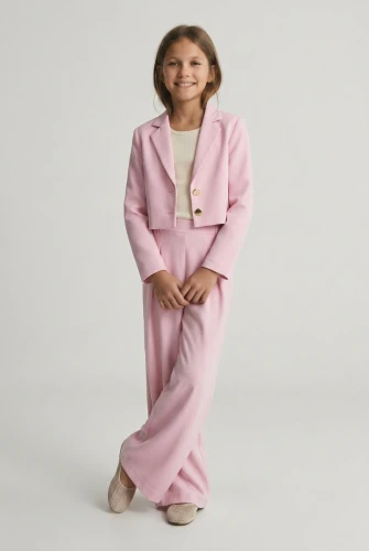 Ensemble de cérémonie pour fille Emi rose