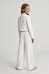 Ensemble de cérémonie fille Emi blanc, styling complet, ensemble de cérémonie avec accessoires