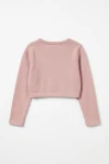 Boléro de cérémonie fille Ada rose, détail en gros plan, boléro de cérémonie raffiné