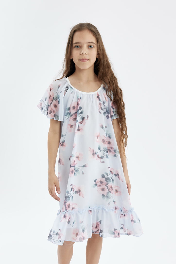 Peignoir Fille Sanetta à Rayures - Coton éponge Doux, Taille Jusqu'à 128 Cm - Idéal Après Le Bain, Cadeau
