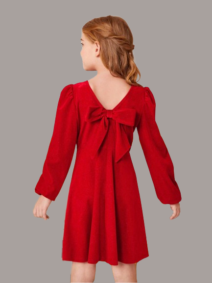 Robe Enfant Rose Et Rouge Garnet Hill Taille 4 - Occasion Très Bon état