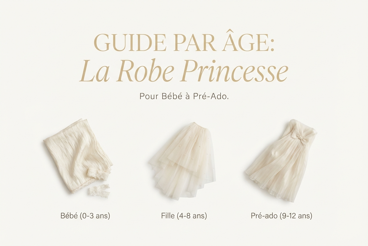 Comment choisir la robe de princesse parfaite selon l'âge de votre fillette