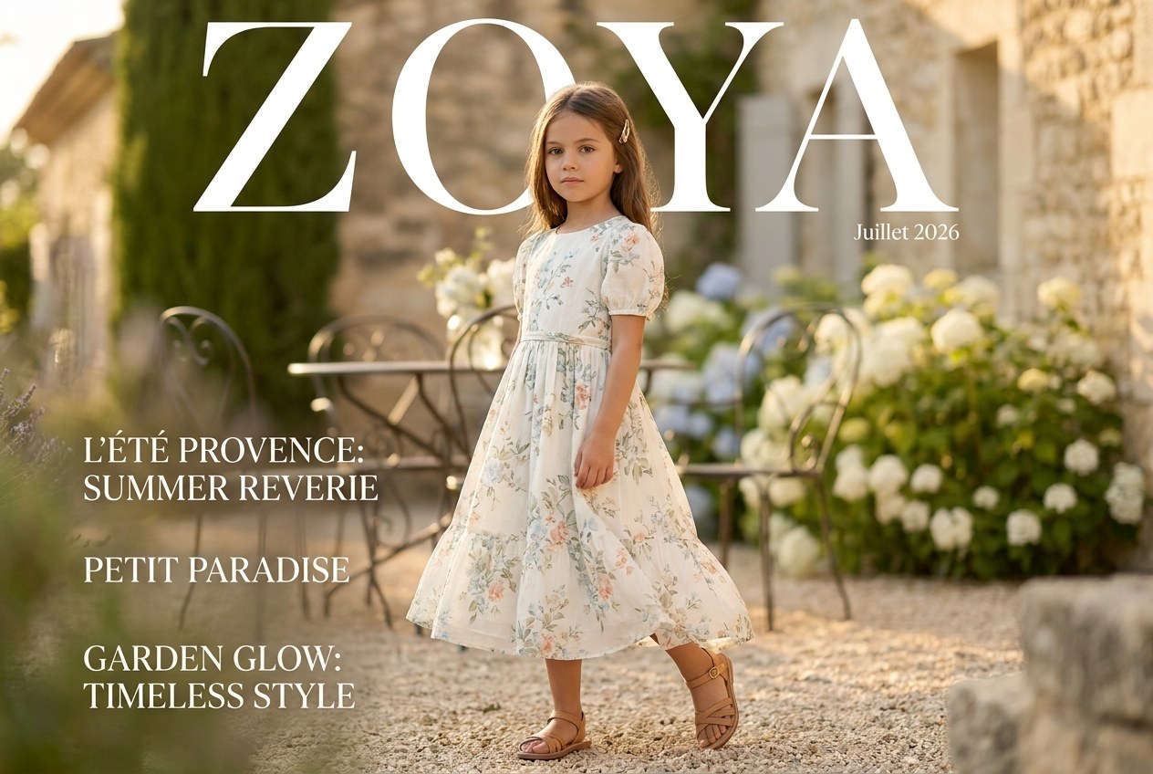 Robes fleuries pour enfant : mon carnet de tendances pour un été français tout en imprimés